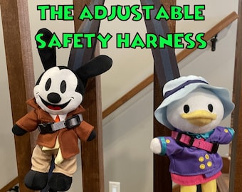 nuiMOs ADJUSTABLE Safety Harness | Great for Strollers!! | Plushie Belt Strap buckle harness stuffed animal Disney nuiMOs sized