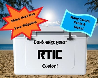 Custom Vinyl Decal: Personalized Name Tag for Tumbler, Cooler, Car