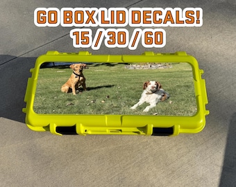 Go Box Lid Decal: Personalized State Vinyl, Heavy Duty & Waterproof