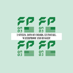 Ford Performance FP Gen 3 Decals: Bronco, Ranger, Raptor, F150 bild 1