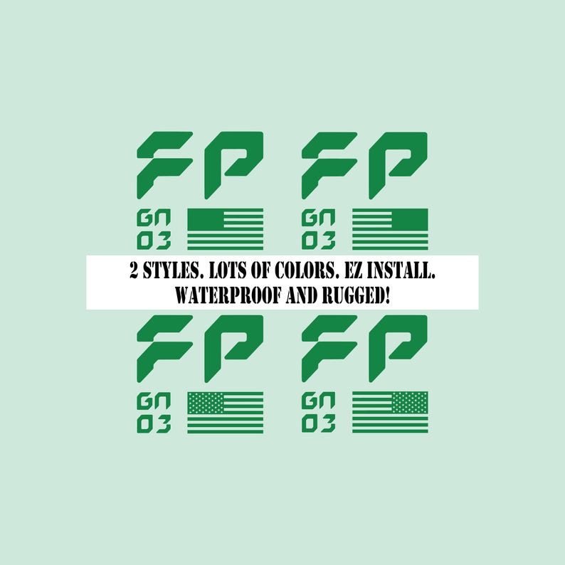 Ford Performance FP Gen 3 Decals: Bronco, Ranger, Raptor, F150 bild 1