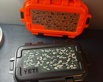 go box 1 Camo Go Box Lid Decal: Personalized State, Heavy Duty Waterproof Vinyl