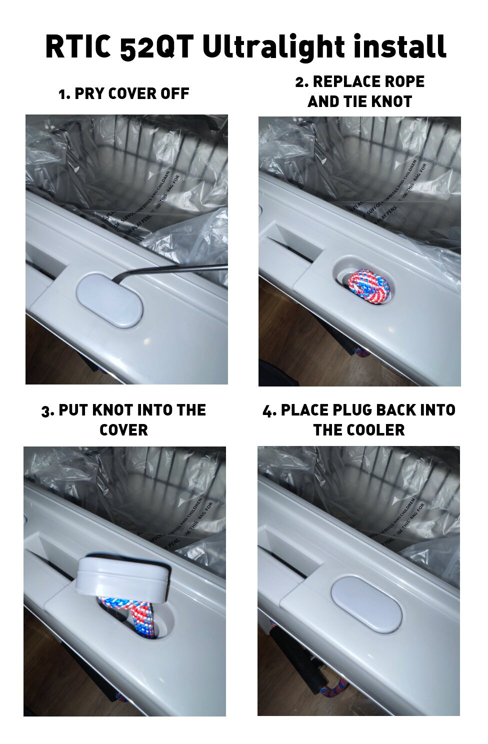 CUSTOM Colored Cooler Rope Handle Set for Your YETI Tundra & Etsy