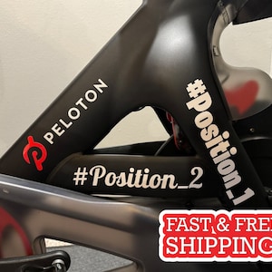 2025 updated! BIKE size Leaderboard name Decal for your Bike or Treadmill #Customized Hashtag Multiple Fonts Multiple Colors to choose from!