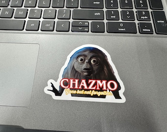 Chazmo Alien Vinyl Sticker - Durable Waterproof Design