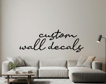 Living room wall really Big Decals Multiple Colors to choose from!