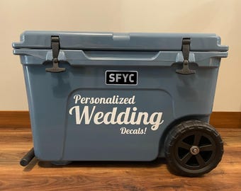 Custom Wedding Decal: Personalized Name & Date Vinyl Sticker