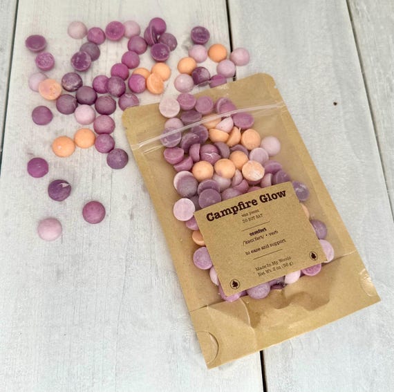 Campfire Glow Soy Wax Pieces | Woodsy Amber Musk Home Fragrance