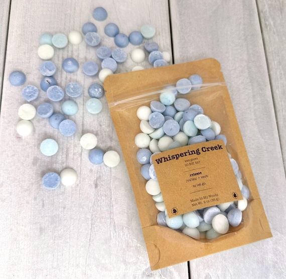 Eucalyptus Mint Wax Pieces | Soy Wax Melts for Intention Release | Spa Fragrance