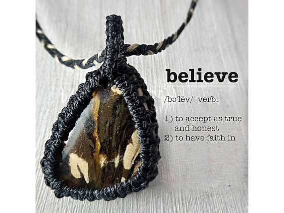 Amber Adjustable Macrame Necklace