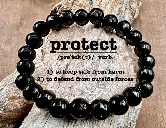 Natural Stretch Onyx Bracelet