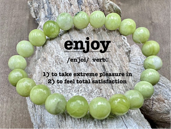 Natural Stretch Peridot Bracelet