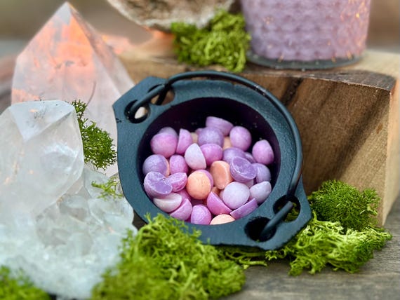 Campfire Glow Wax Pieces | Warm Woodsy Scent | Comfort Intention | Soy Wax Melts Alternative | Cozy Home Fragrance