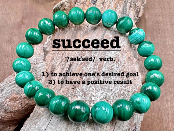 Natural Stretch Malachite Bracelet