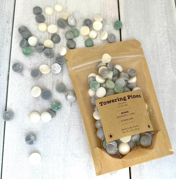 Towering Pines Wax Melts | Fresh Forest Scent, Protective Intention | Soy Wax Home Fragrance
