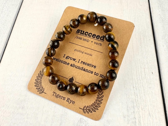 Natural Stretch Tigers Eye Bracelet