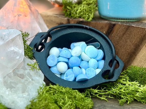 Whispering Creek Wax Pieces | Fresh Eucalyptus Mint Scent | Release Intention | Soy Wax Melt Alternative | Clean Spa Fragrance | Relaxing