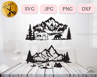 Free Free 136 Camping Scene Svg SVG PNG EPS DXF File
