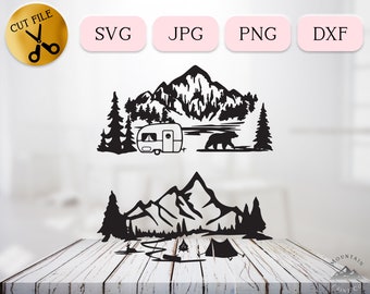 Download Camping Scene Svg Etsy