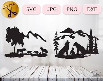 Download Wolf Family Svg Etsy