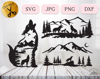 Download Wolf Family Svg Etsy