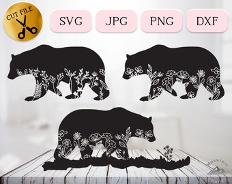 Download Bear Mandala Svg Etsy