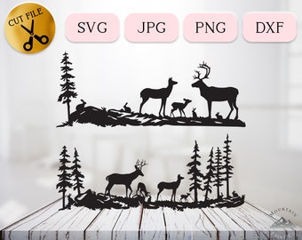 Download Deer Family Svg Etsy