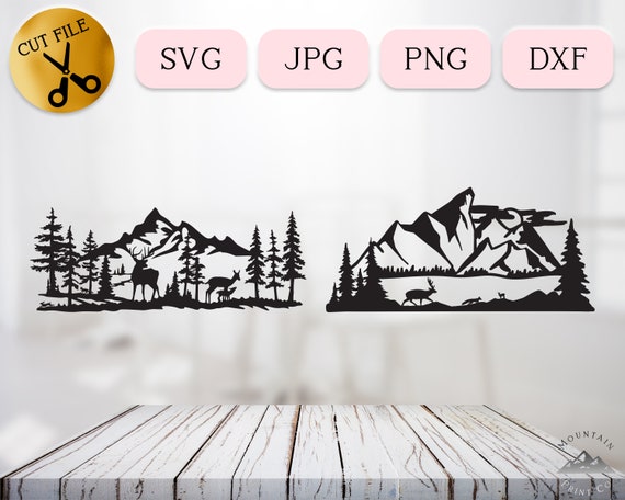 Free Free 348 Mountain Lake Svg SVG PNG EPS DXF File