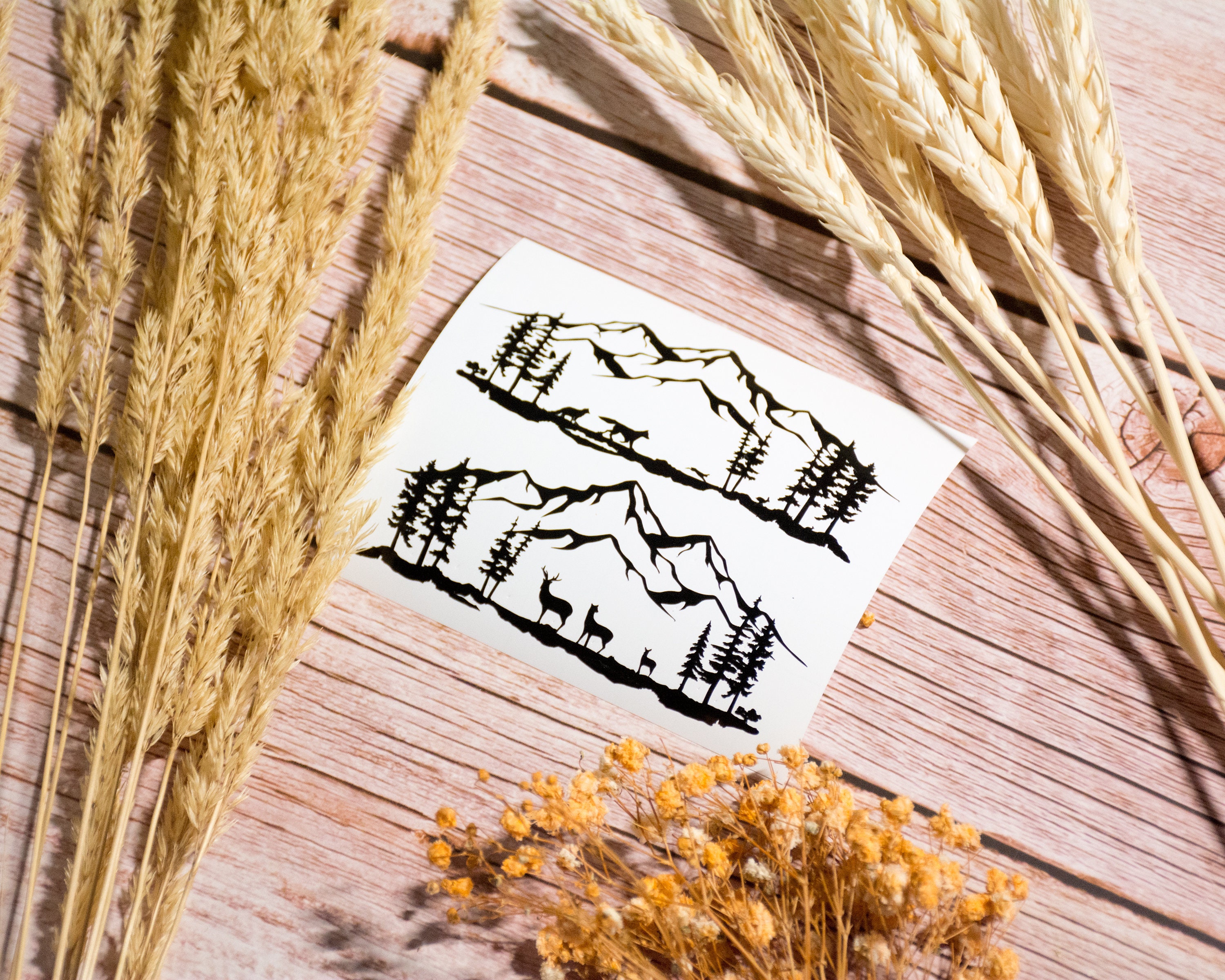 Woodland Chasing Prey SVG Bundle Fox and Rabbits Scene Cut - Etsy