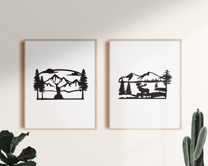 Free Free Mountain Scene Svg 944 SVG PNG EPS DXF File