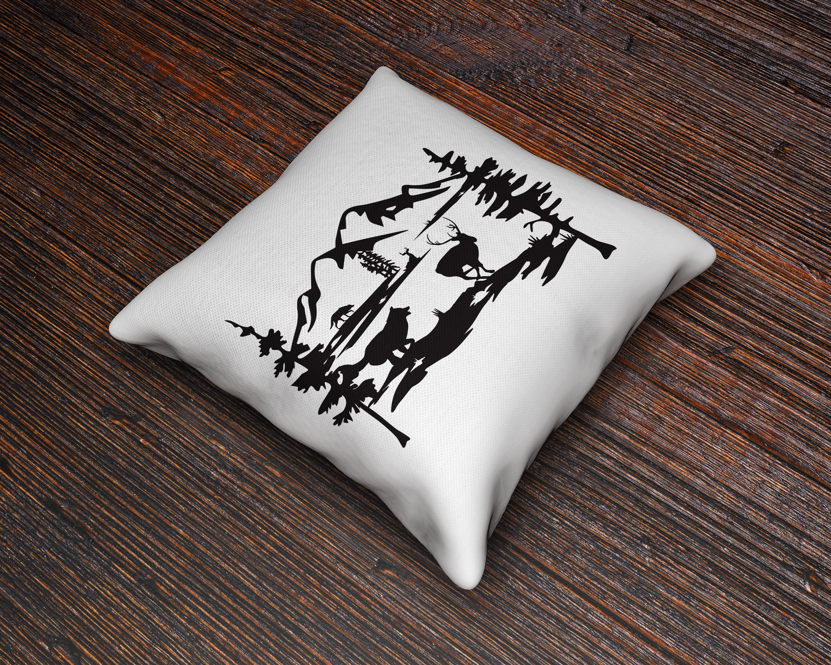 Wolves Hunting SVG, Wolf Chasing Deer SVG, Wolf Pack Hunt Moose DXF ...