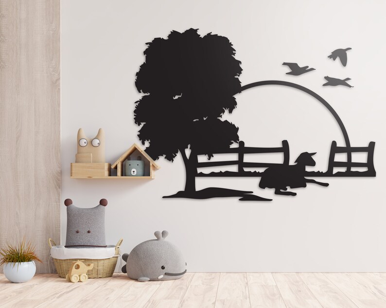 Ensemble Svg de chèvre assise, scène de chèvre, Silhouette d'enfant de chèvre, Svg de scène de ferme, vecteur Animal de basse-cour Cricut, Clipart chèvre, Png Dxf Jpg de la ferme image 3