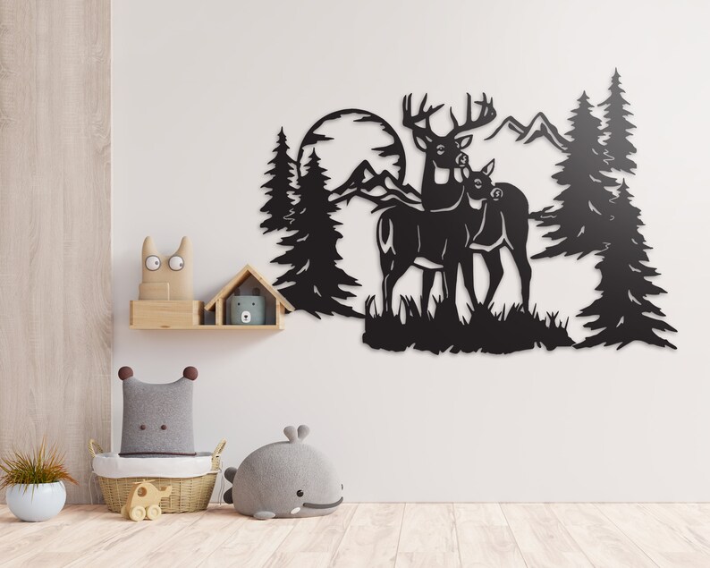 Free Free 278 Deer Family Svg SVG PNG EPS DXF File