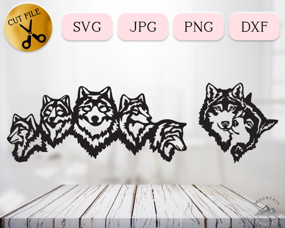 Download Wolves Svg Bundle Wolf Family Cut File Wolf Head Vector For Etsy