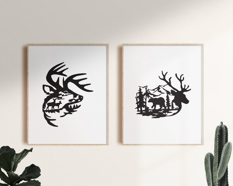 Free Free 234 Deer Mountain Silhouette Svg SVG PNG EPS DXF File
