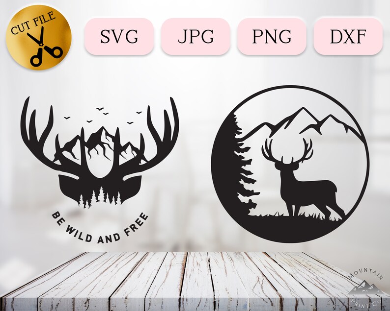 Free Free 146 Deer Mountain Silhouette Svg SVG PNG EPS DXF File