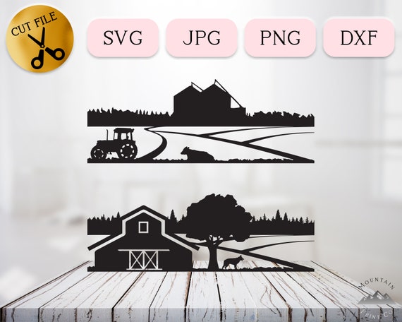 Farm Silo Svg, Countryside Farm Silhouette, Wheat Fields Svg Bundle, Grain  Elevator Clipart, Rural Tractor Dxf, Country Home Sign Cricut Png - Etsy