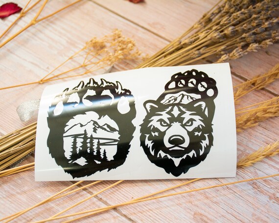 Lumberjack Tools® Wood Burning Stencil - Bear Paw