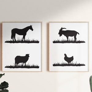 Ultimate Farm Animal Svg Bundle for Cricut, Western Animal Clipart ...