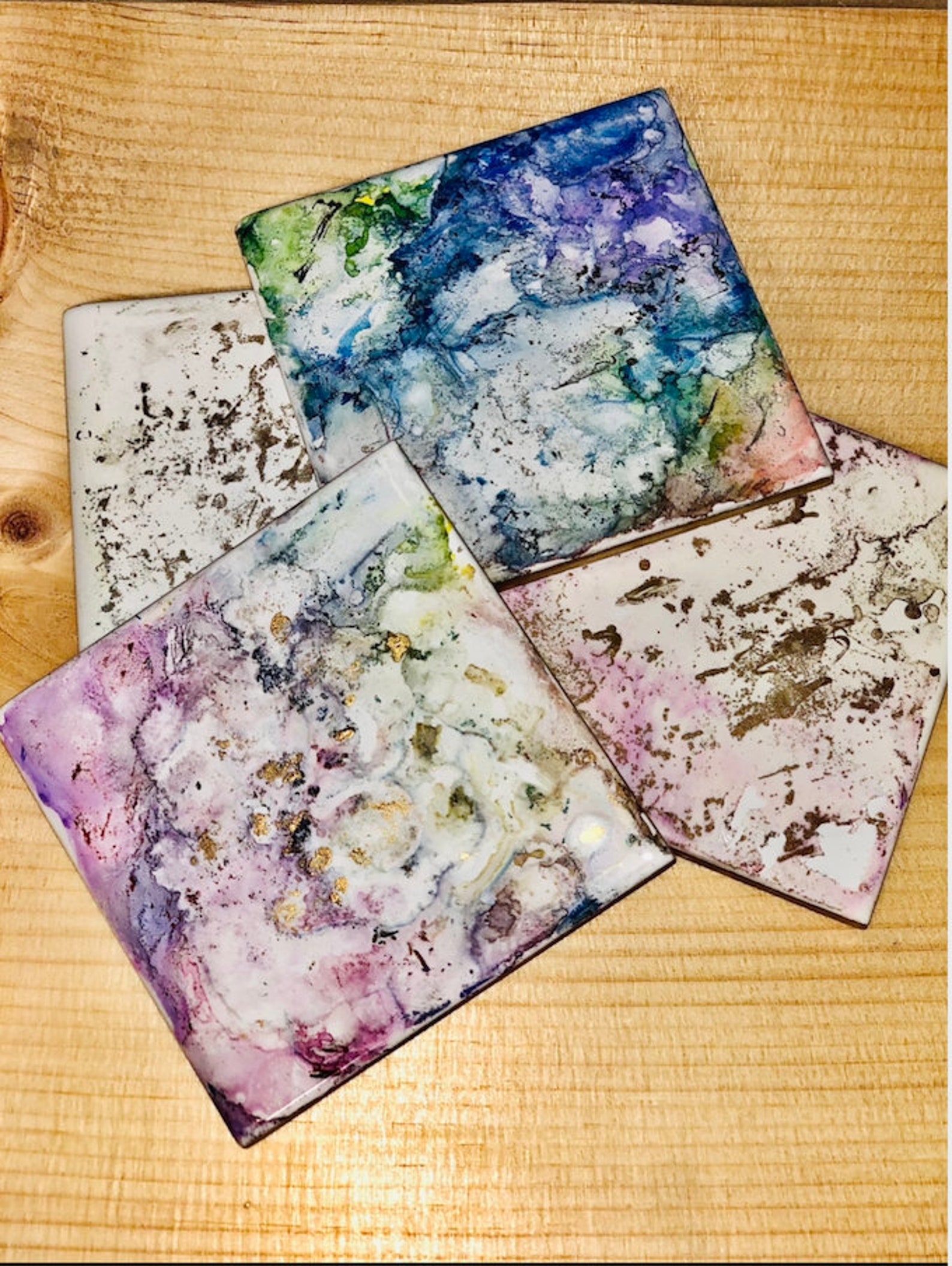 Handmade Coasters Set of 4 or 6 Etsy