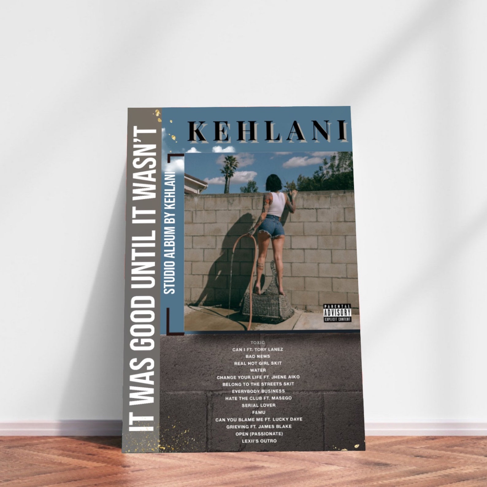 Kehlani album Tracklist Album Cover Wall Art | Etsy