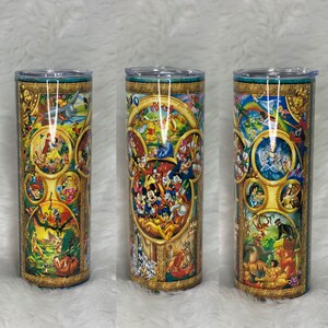 Gold Character Tumbler