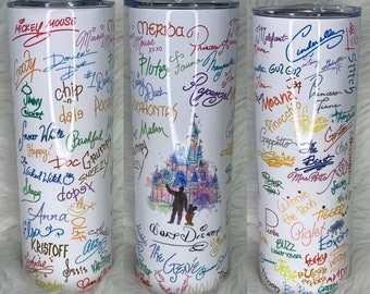 Character Autograph Tumbler