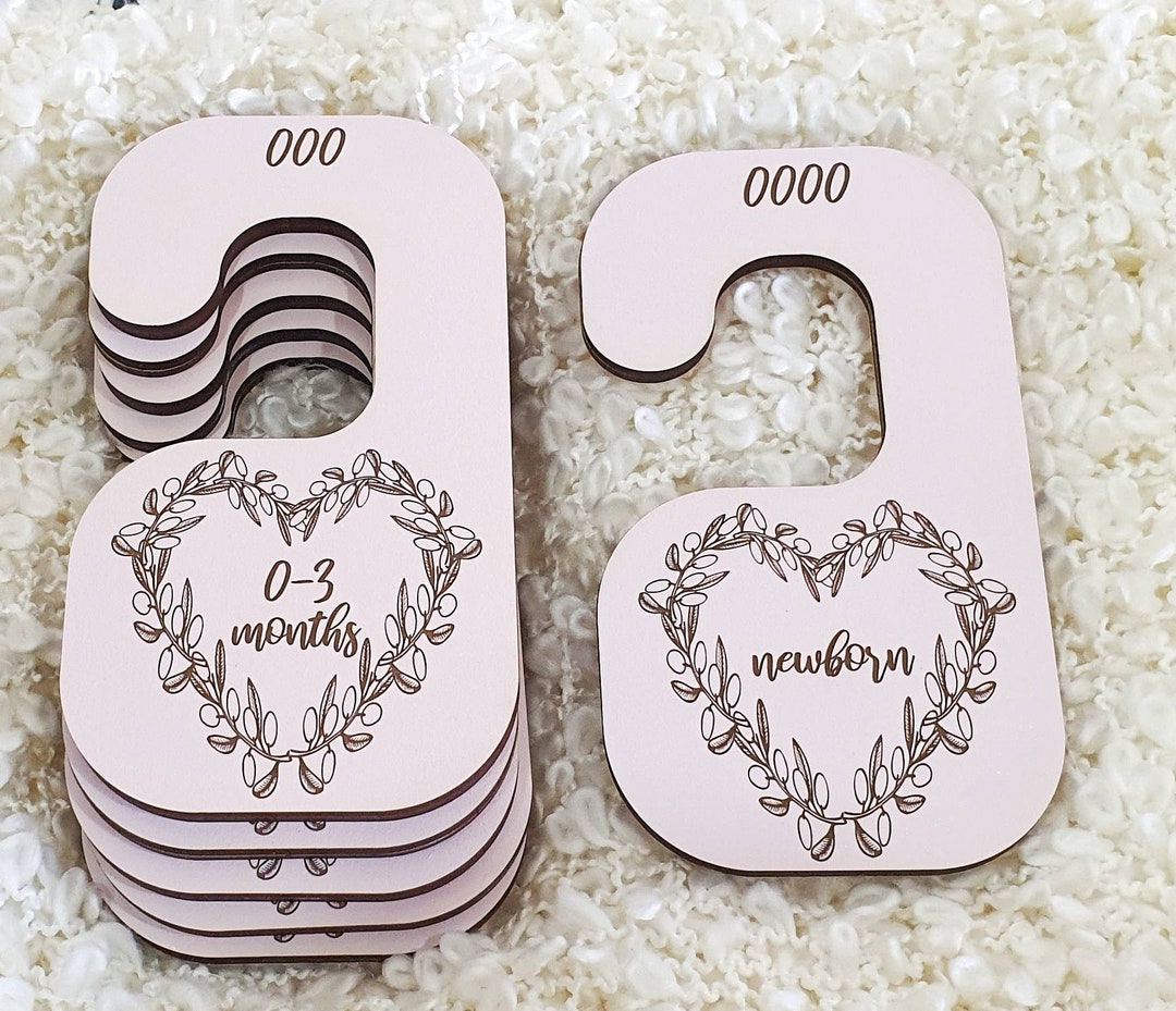 Baby Wardrobe Dividers Baby Clothes Size Dividers Nursery Decor Baby