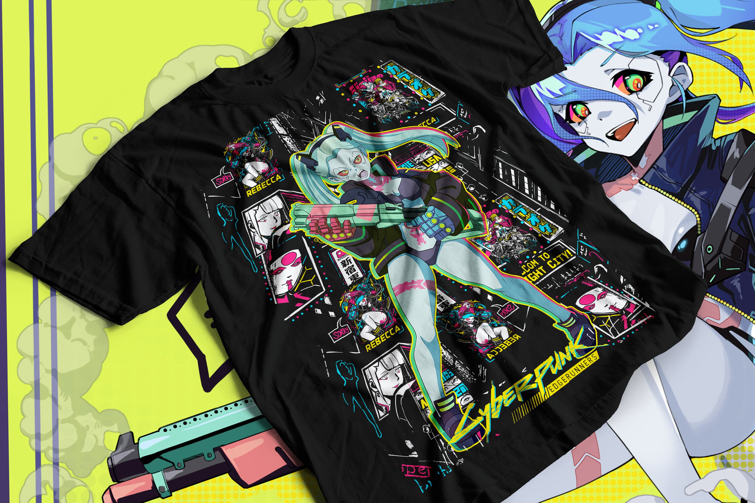 Rebecca CyberPunk, Becca, Rebecca Sweatshirt, Cyberpunk Edgerunners