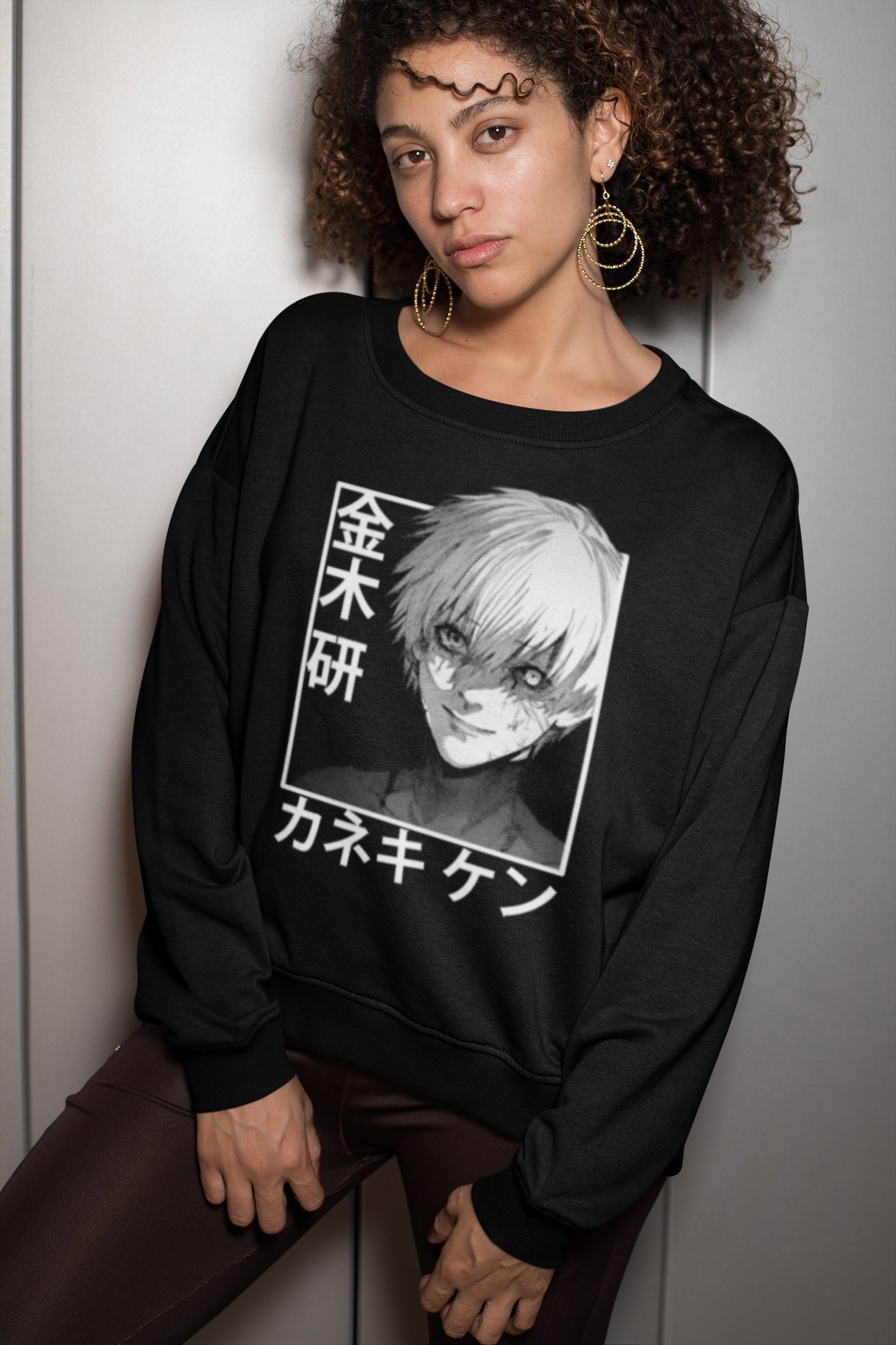 Unisex Tokyo Ghoul Ken Kaneki Sweatshirttokyo Ghoul Etsy - roblox kaneki clothes