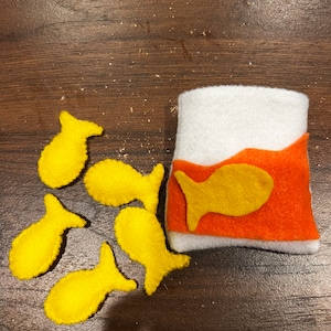 Felt Goldfish Crackers