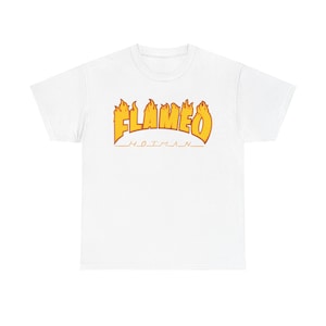 Avatar The Last Airbender: Flameo Hotman Aang Quote Thrasher Inspired Unisex Heavy Cotton Tee