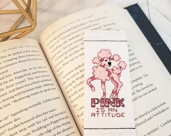 Poodle Bookmark Handmade Cross Stitch Bookmark for Dog and Book Lover Gift for Teacher Appreciation