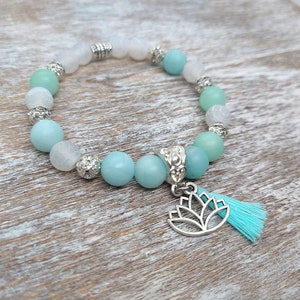 Mo Dao Zu Shi 魔道祖师 The Untamed Lan Wangji Inspired Bracelet Lotus Charm & Tassel